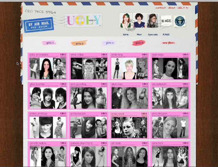 ugly models by evdesign solutions v3 webpage g1
